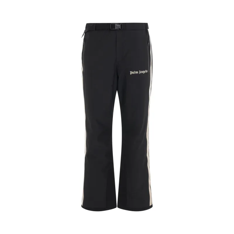 Track Ski Pants in Black/White sold by MARAIS
