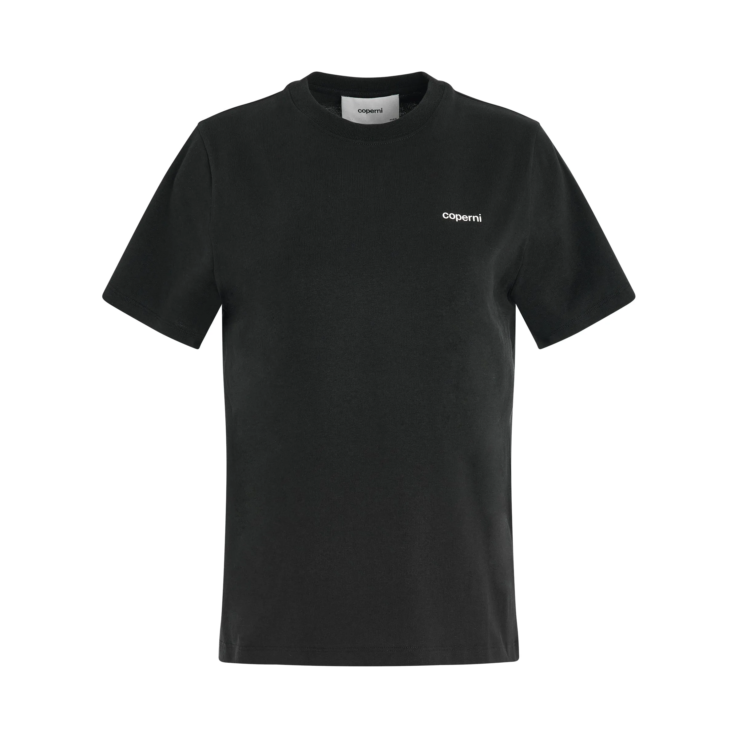 Logo Boxy T-Shirt in Black sold by MARAIS