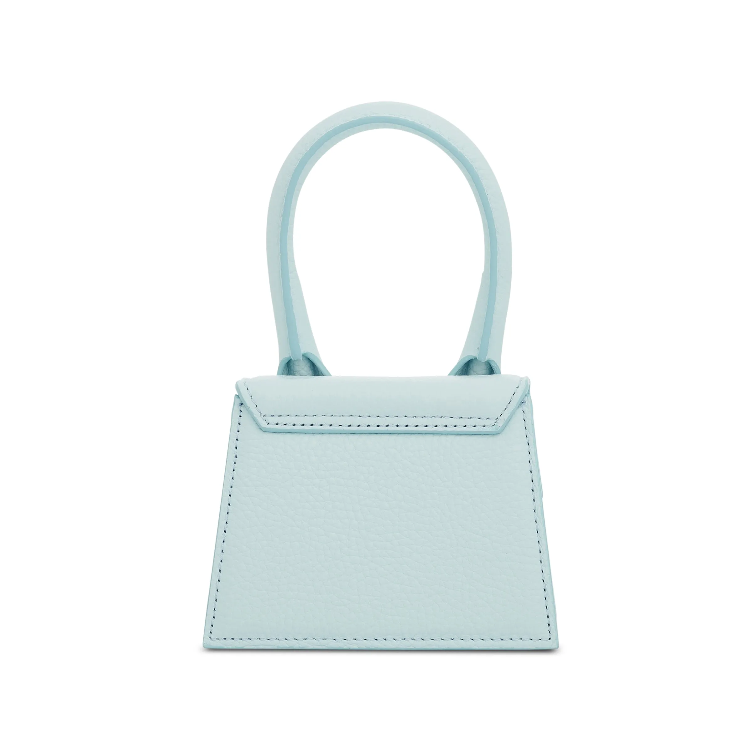 Le Chiquito Mini Grained Leather Bag in Light Blue sold by MARAIS product image thumbnail 3