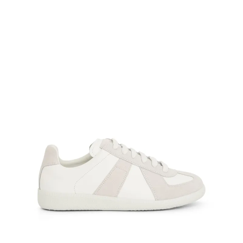 Replica Leather Sneaker in Off White sold by MARAIS