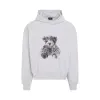 New Teddy Back Logo Hoodie in Grey sold by MARAIS