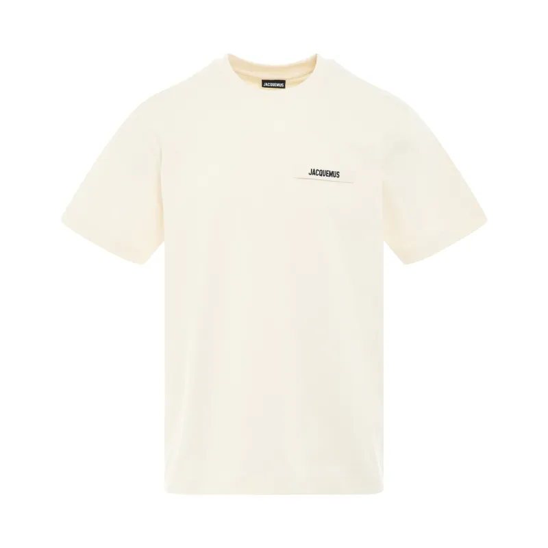 Gros Grain Logo T-Shirt in Beige sold by MARAIS