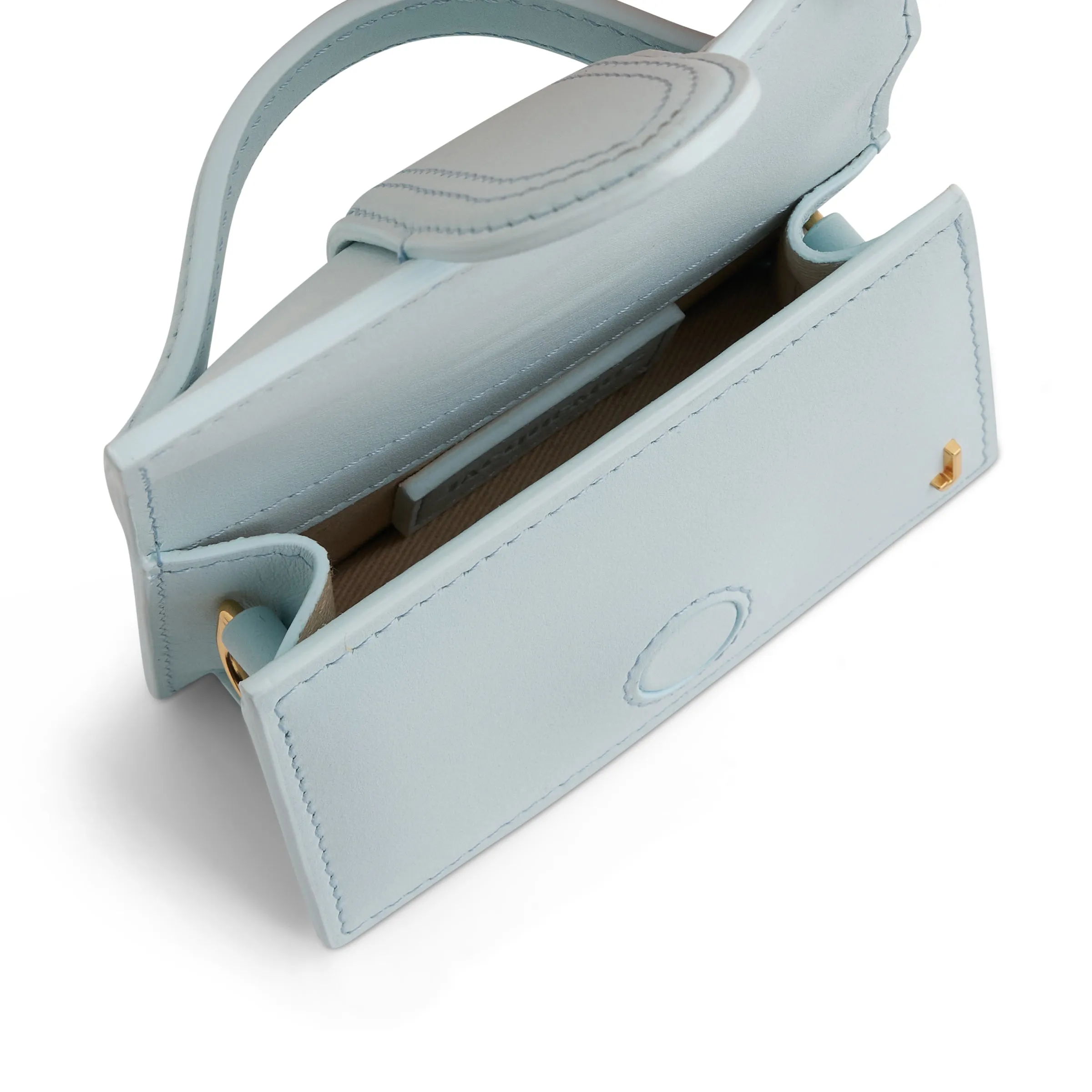 Le Petit Bambino Leather Bag in Pale Blue sold by MARAIS product image thumbnail 4