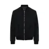 Reversible Monogram Nylon Bomber Jacket in Ivory/Black sold by MARAIS