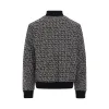 Reversible Monogram Nylon Bomber Jacket in Ivory/Black sold by MARAIS