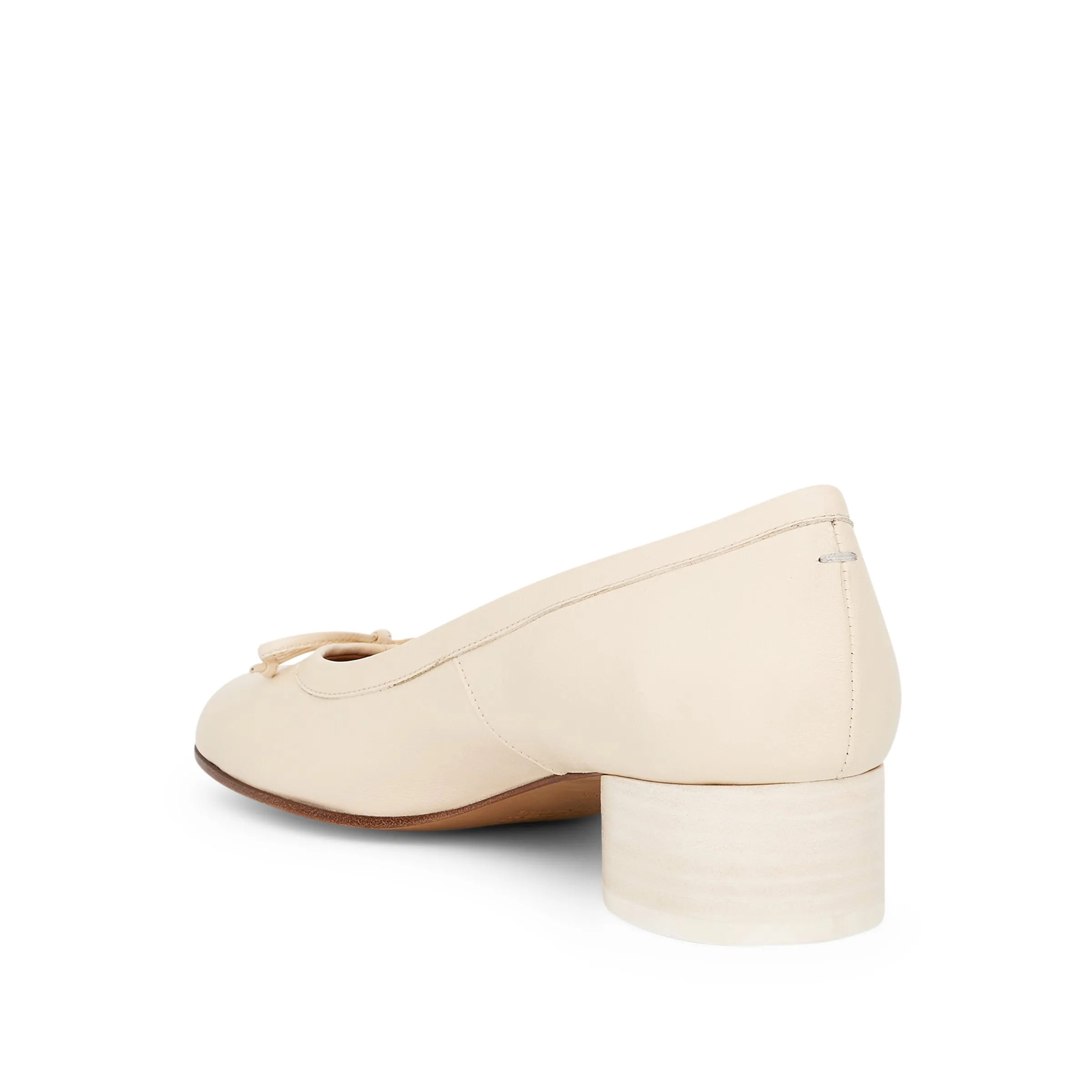 Tabi Ballerina 3cm Heel in White sold by MARAIS product image thumbnail 3