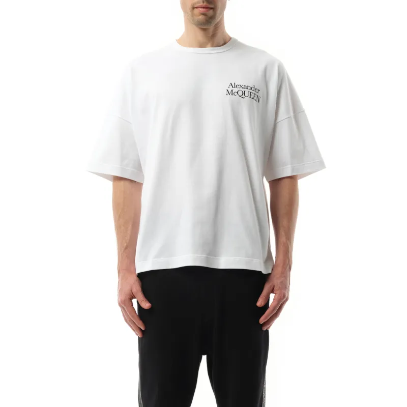 Exploded Logo T-Shirt in White/Black sold by MARAIS