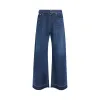 Raw Hem Denim Pants in Blue sold by MARAIS