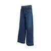 Raw Hem Denim Pants in Blue sold by MARAIS
