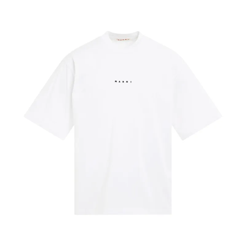 Classic Logo Crewneck T-Shirt in Lily White sold by MARAIS