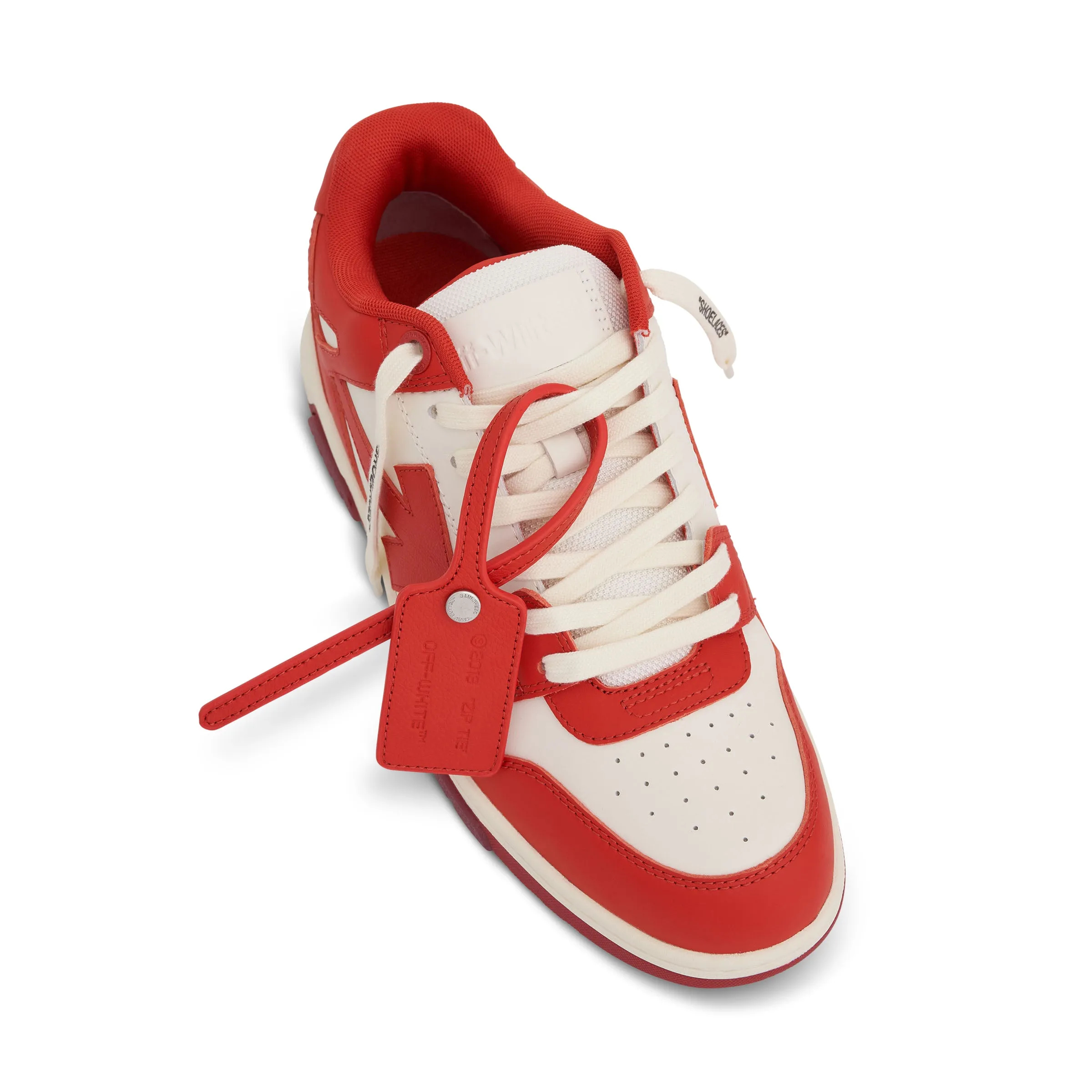 Out Of Office Leather Sneaker in White/Barolo sold by MARAIS product image thumbnail 3