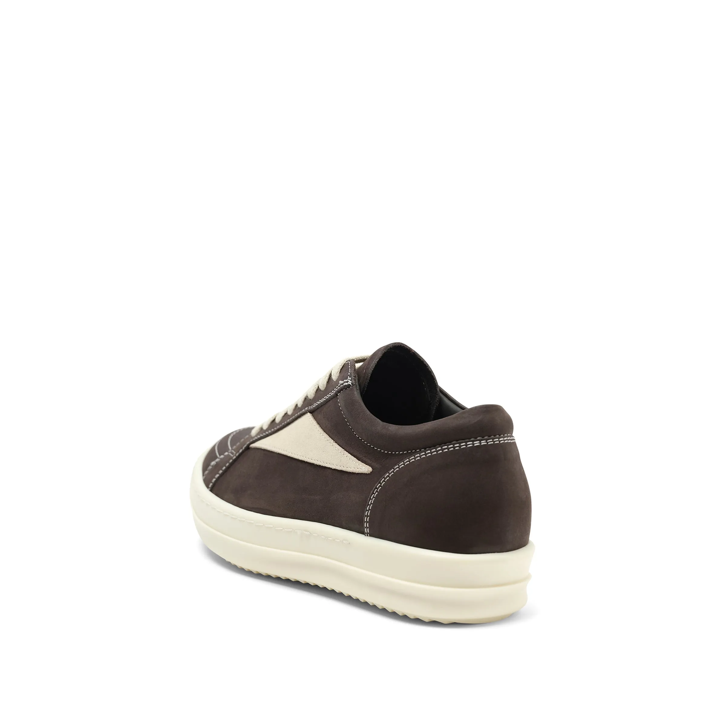 Grey Wolf Nubuk Vintage Sneaker in Dark Dust/Milk sold by MARAIS product image thumbnail 3