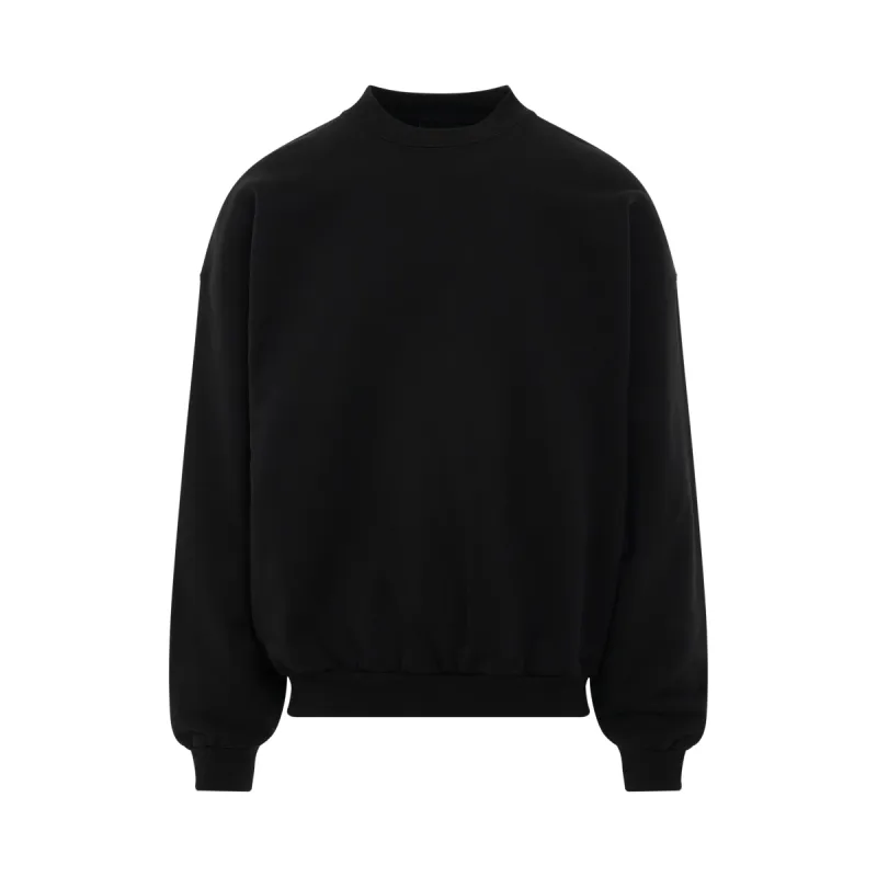 Crewneck Sweater in Black sold by MARAIS
