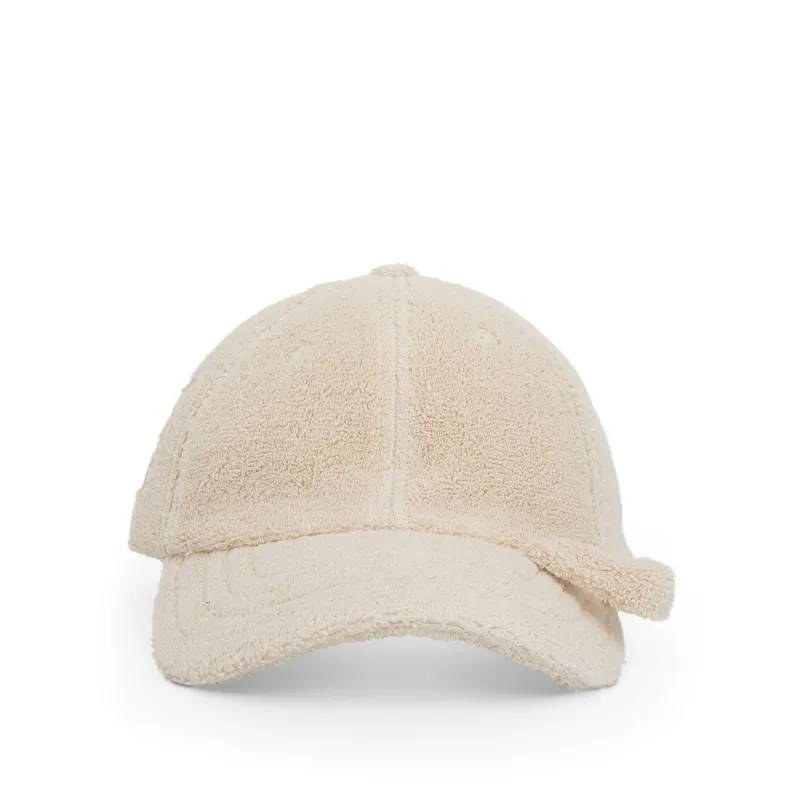 Banho Baseball Cap in Light Beige made by MARAIS