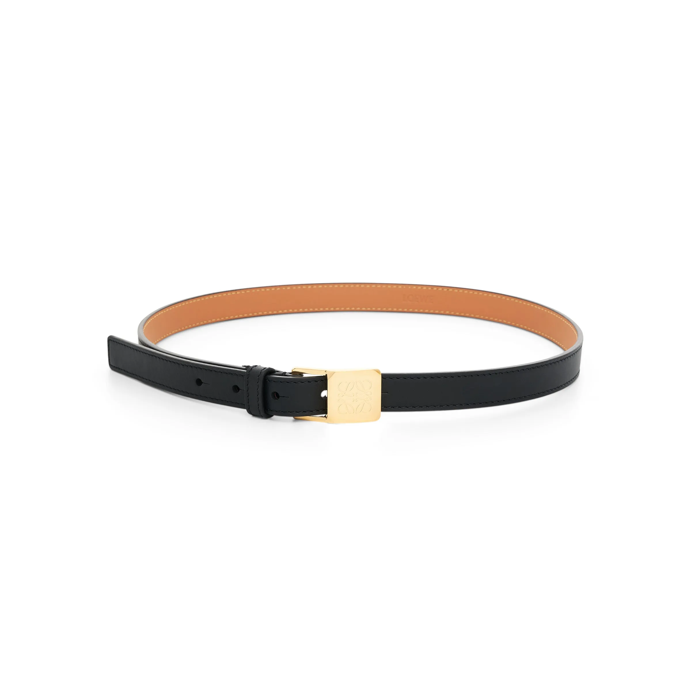 Amazona Padlock 2cm Belt in Black/Gold sold by MARAIS product image thumbnail 3