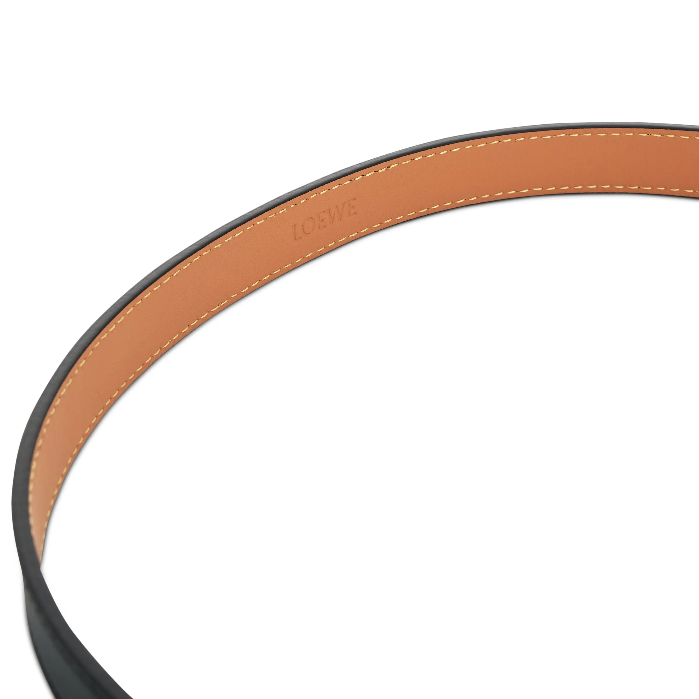 Amazona Padlock 2cm Belt in Black/Gold sold by MARAIS product image thumbnail 4