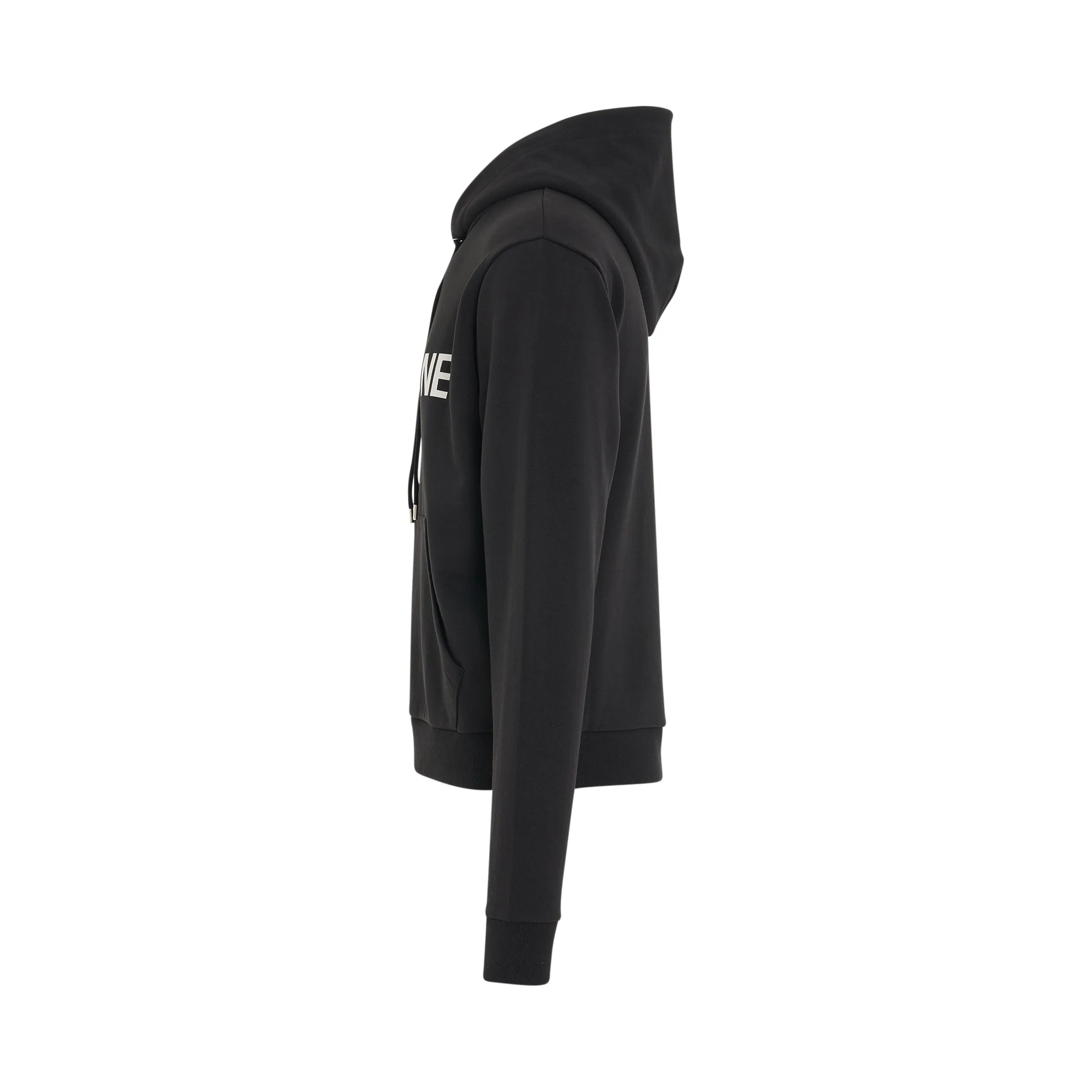Basic logo Fitted Hoodie in Black sold by MARAIS product image thumbnail 3