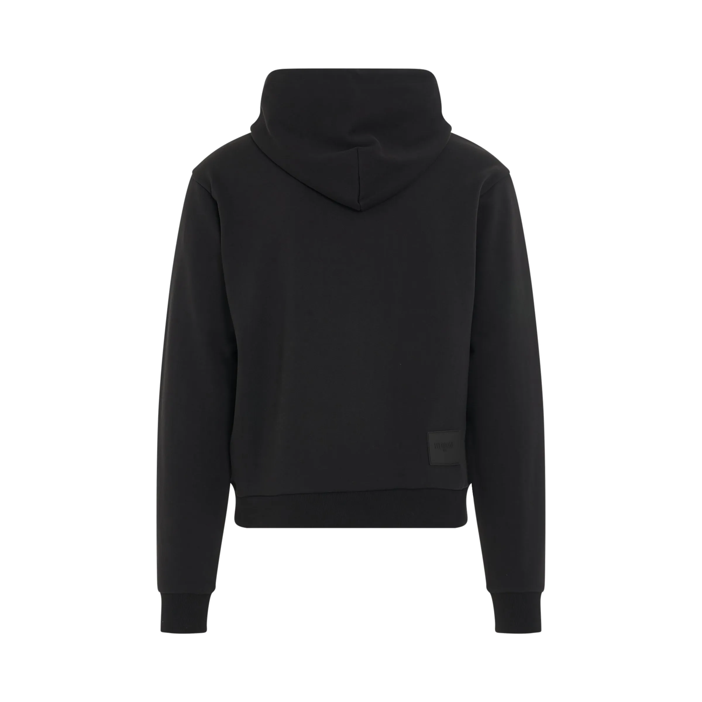 Basic logo Fitted Hoodie in Black sold by MARAIS product image thumbnail 4