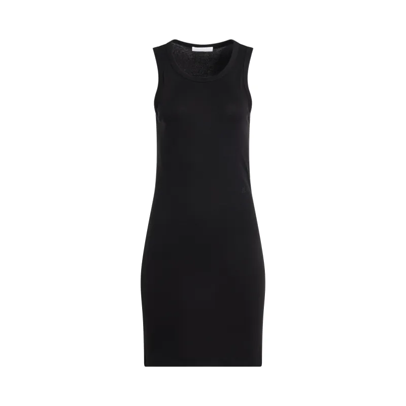 Rib Tank Dress in Black sold by MARAIS