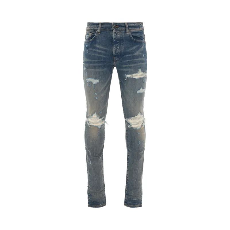 MX1 Ultra Suede Jeans in Clay Indigo made by AMIRI