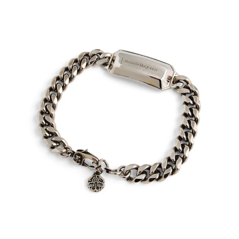 Chain Medallion Bracelet in Silver sold by MARAIS