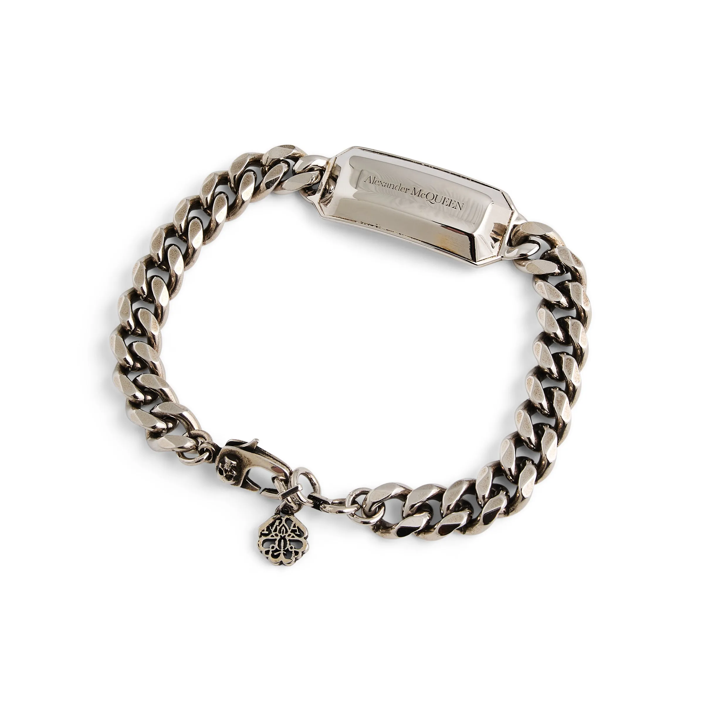 Chain Medallion Bracelet in Silver sold by MARAIS