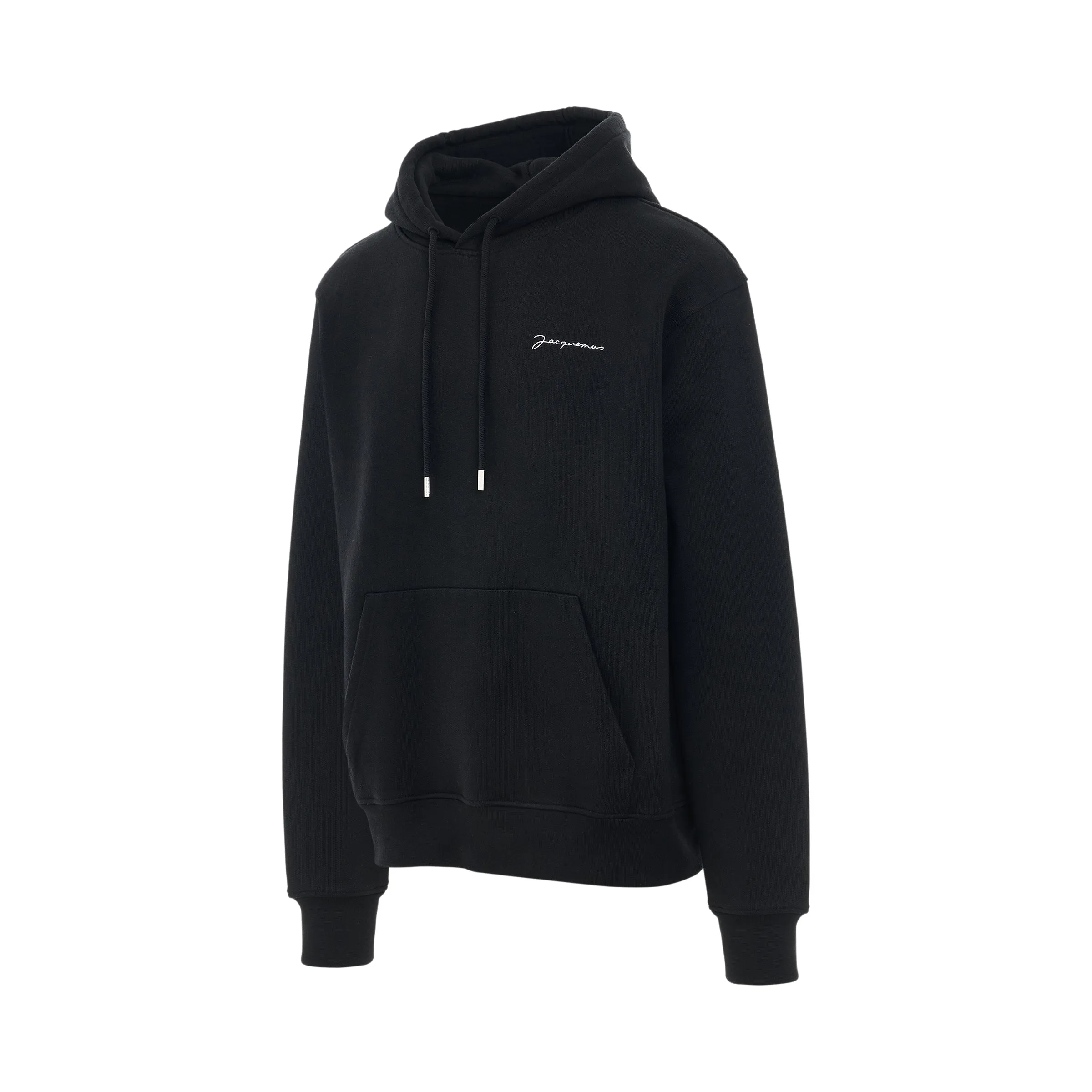 Brode Embroidered Logo Hoodie in Black sold by MARAIS product image thumbnail 2
