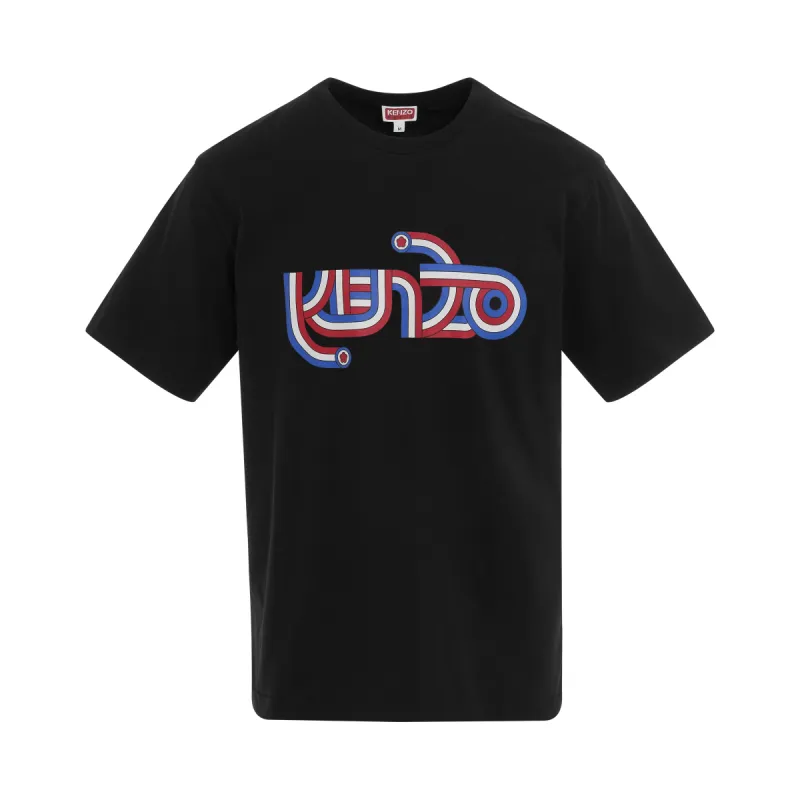 Kenzo Target Classic T-Shirt in Black sold by MARAIS