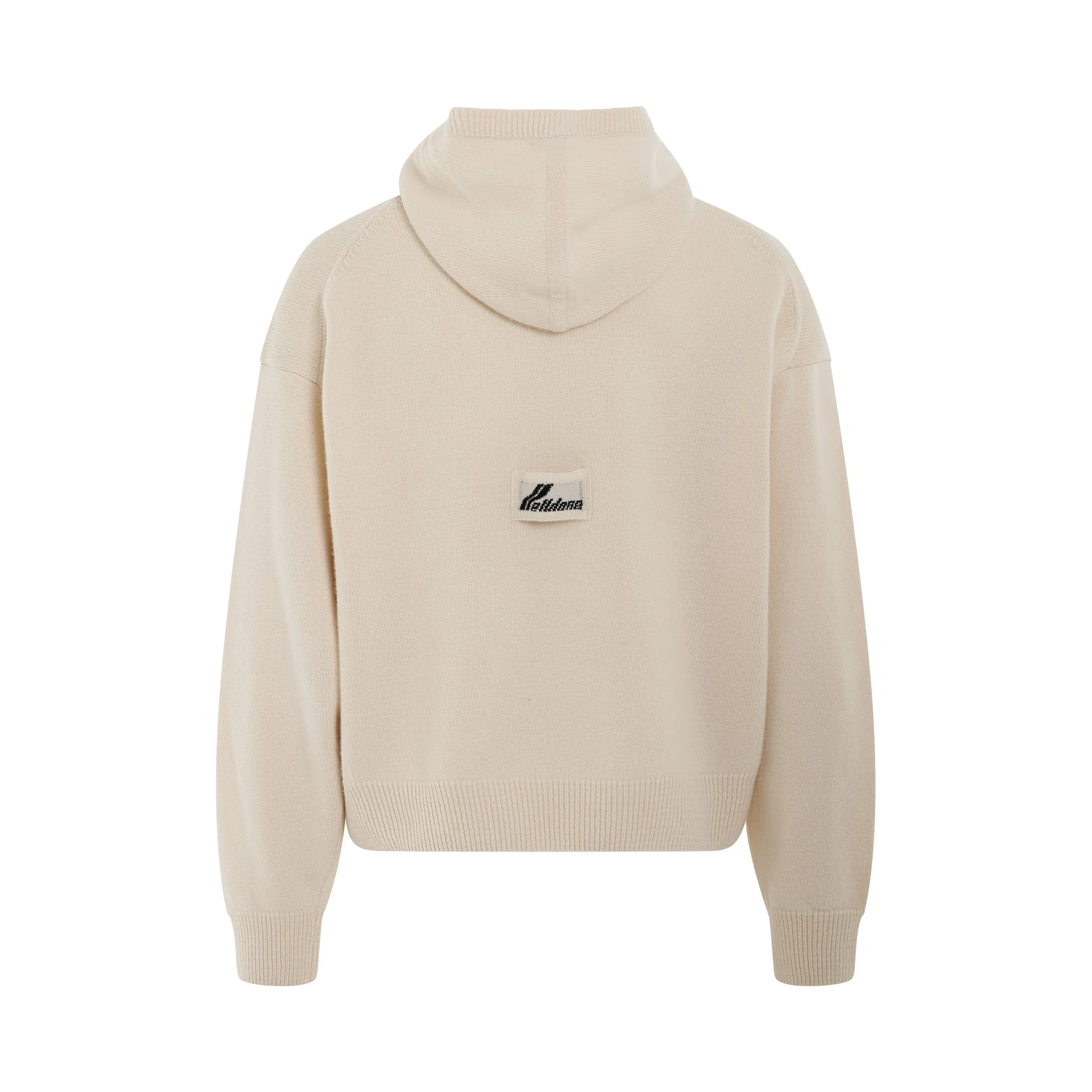 Oversized Basic Knit Hoodie in Ivory sold by MARAIS product image thumbnail 4