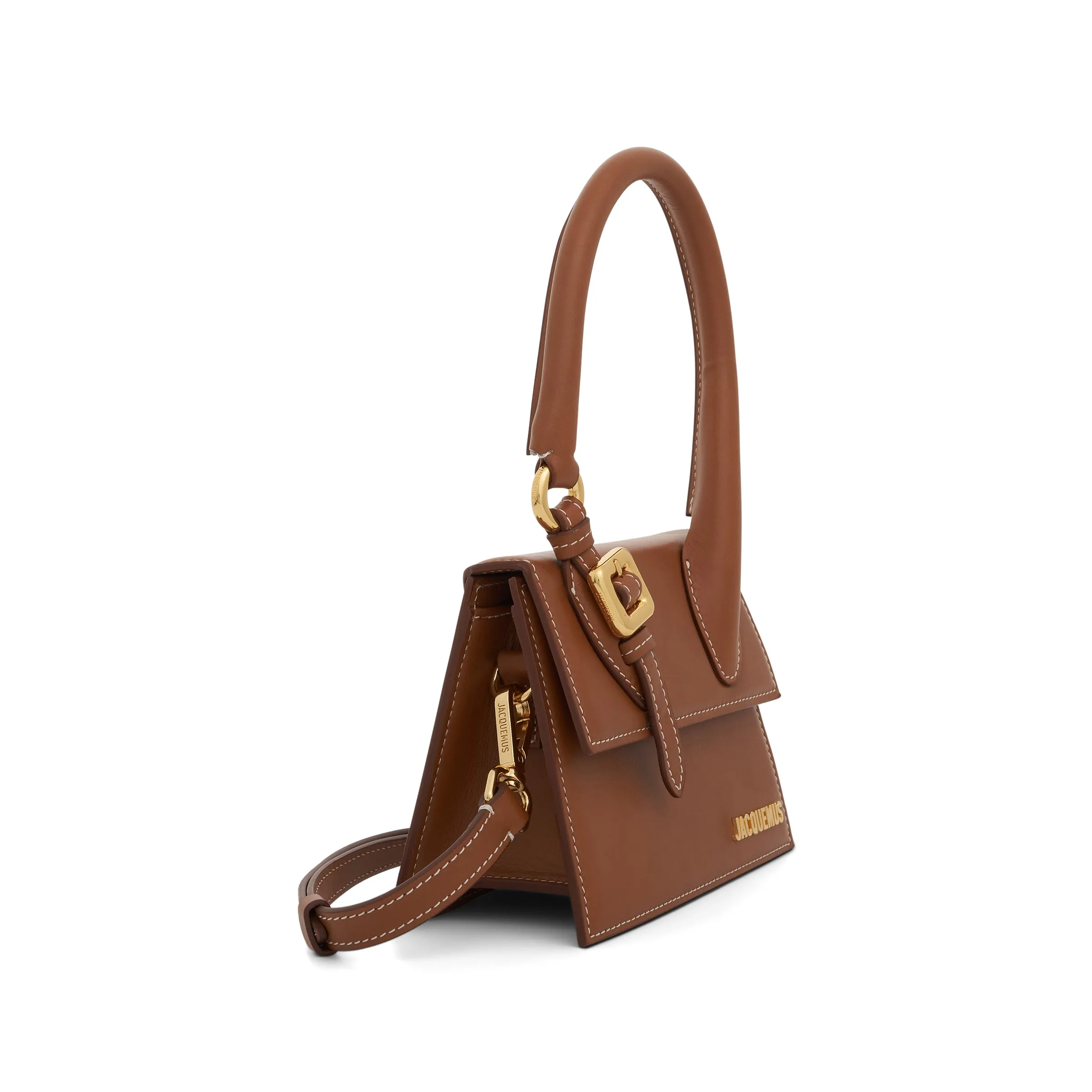 Le Chiquito Moyen Boucle Leather Bag in Light Brown 2 sold by MARAIS product image thumbnail 2