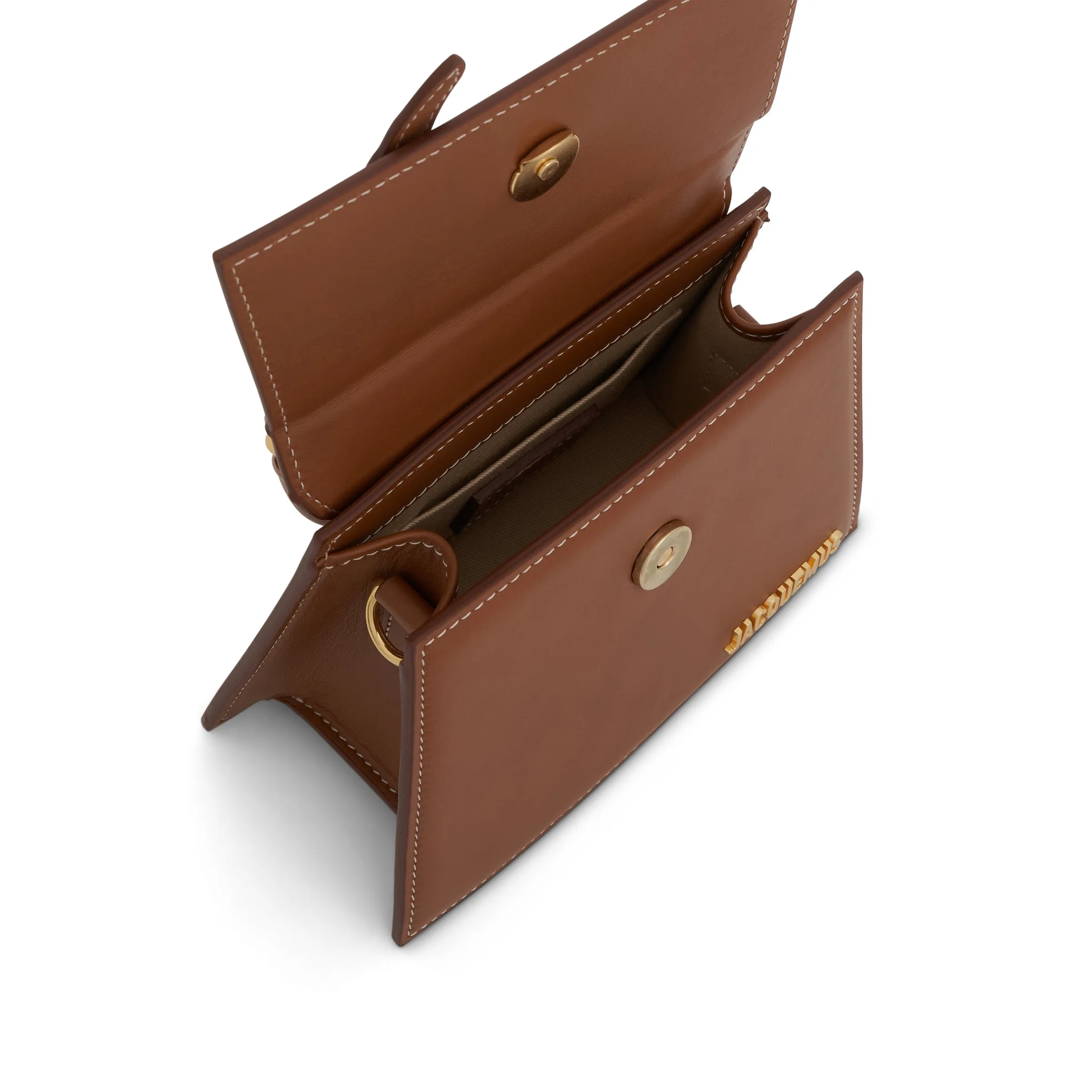 Le Chiquito Moyen Boucle Leather Bag in Light Brown 2 sold by MARAIS product image thumbnail 4