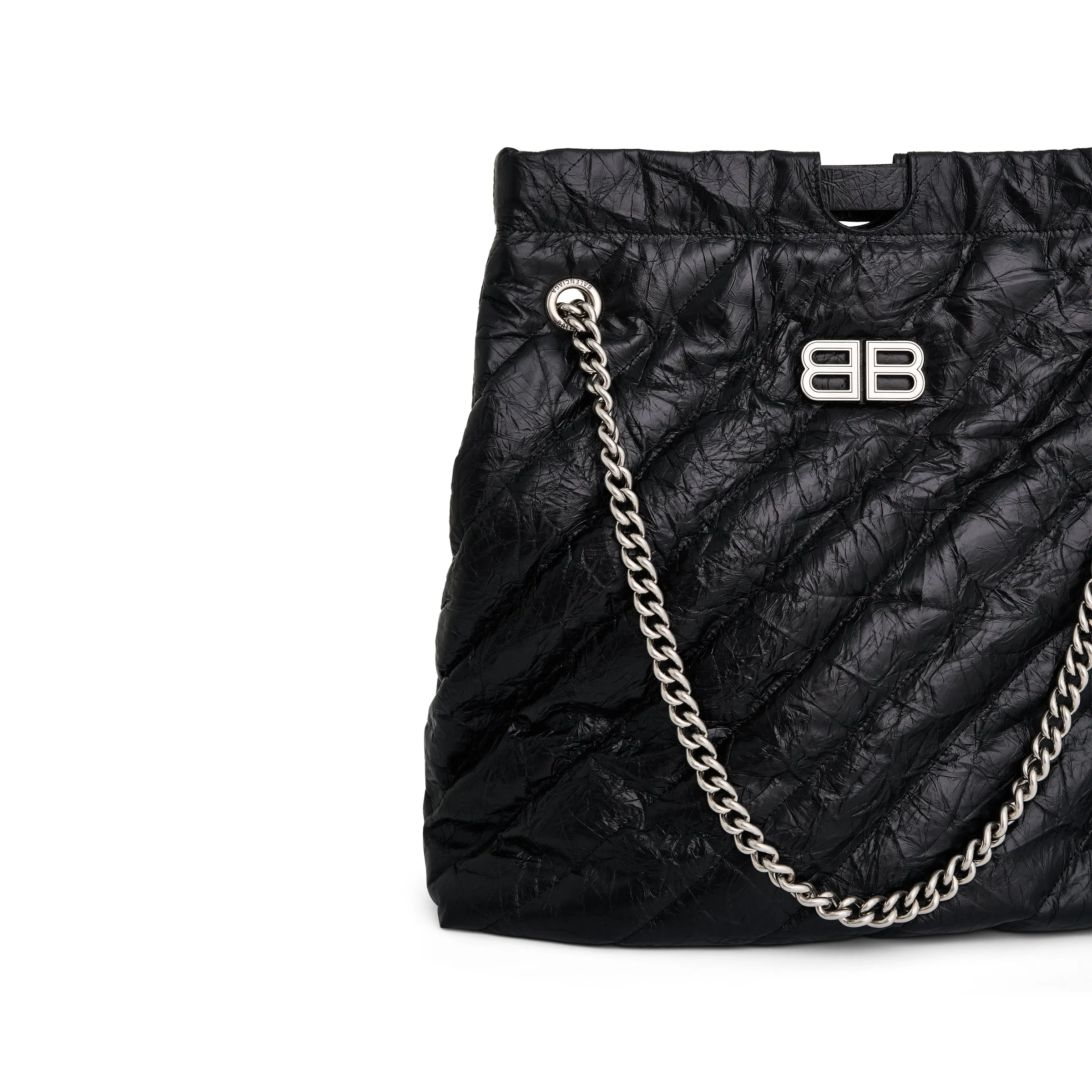 Crush Medium Tote Bag in Black sold by MARAIS product image thumbnail 5