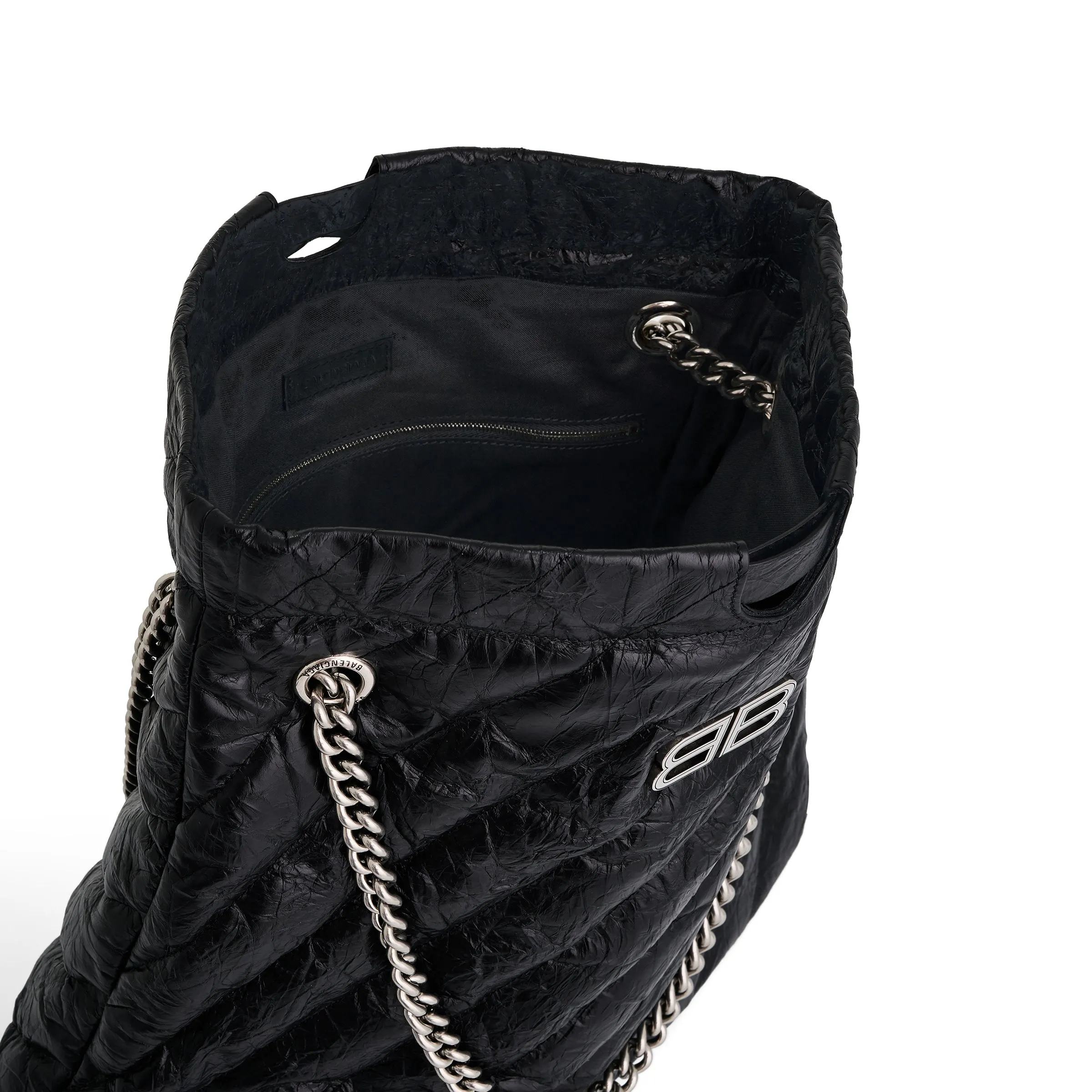 Crush Medium Tote Bag in Black sold by MARAIS product image thumbnail 4