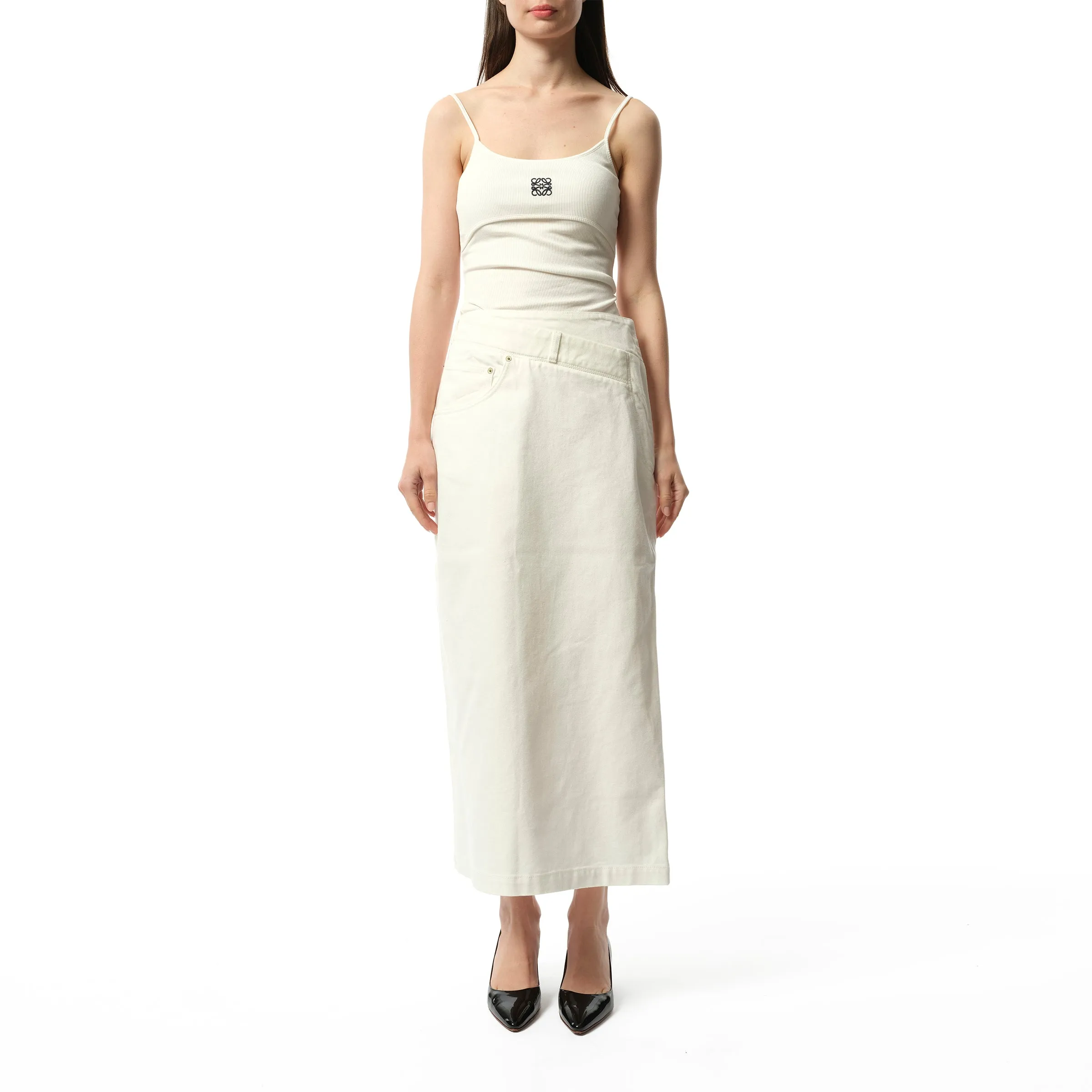 Deconstructed Skirt AF in White sold by MARAIS product image thumbnail 4