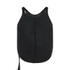 Basic Cropped Tank Top in Black sold by MARAIS
