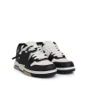 Out Of Office Calf Leather Sneaker in Black/White sold by MARAIS