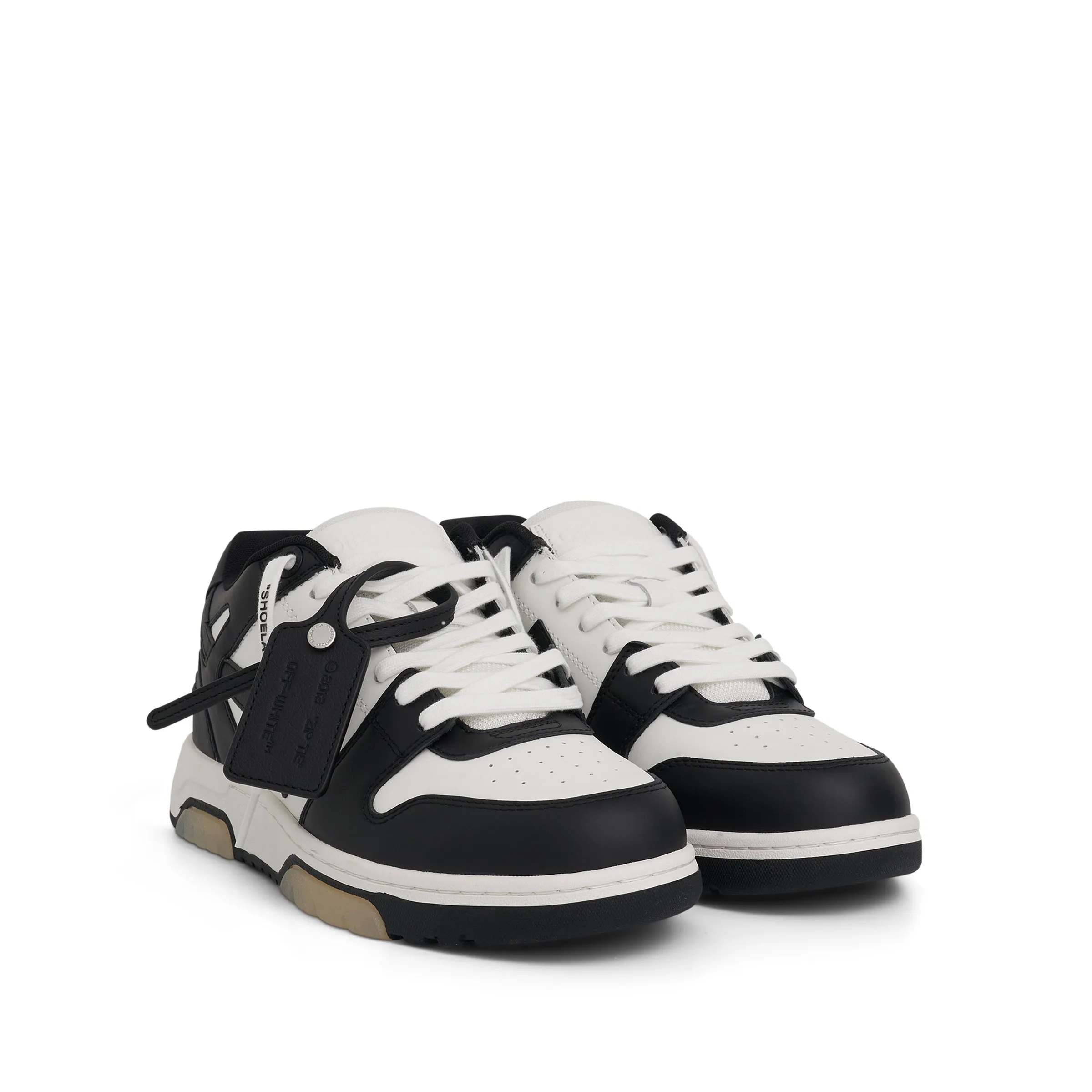 Out Of Office Calf Leather Sneaker in Black/White sold by MARAIS product image thumbnail 2