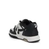 Out Of Office Calf Leather Sneaker in Black/White sold by MARAIS