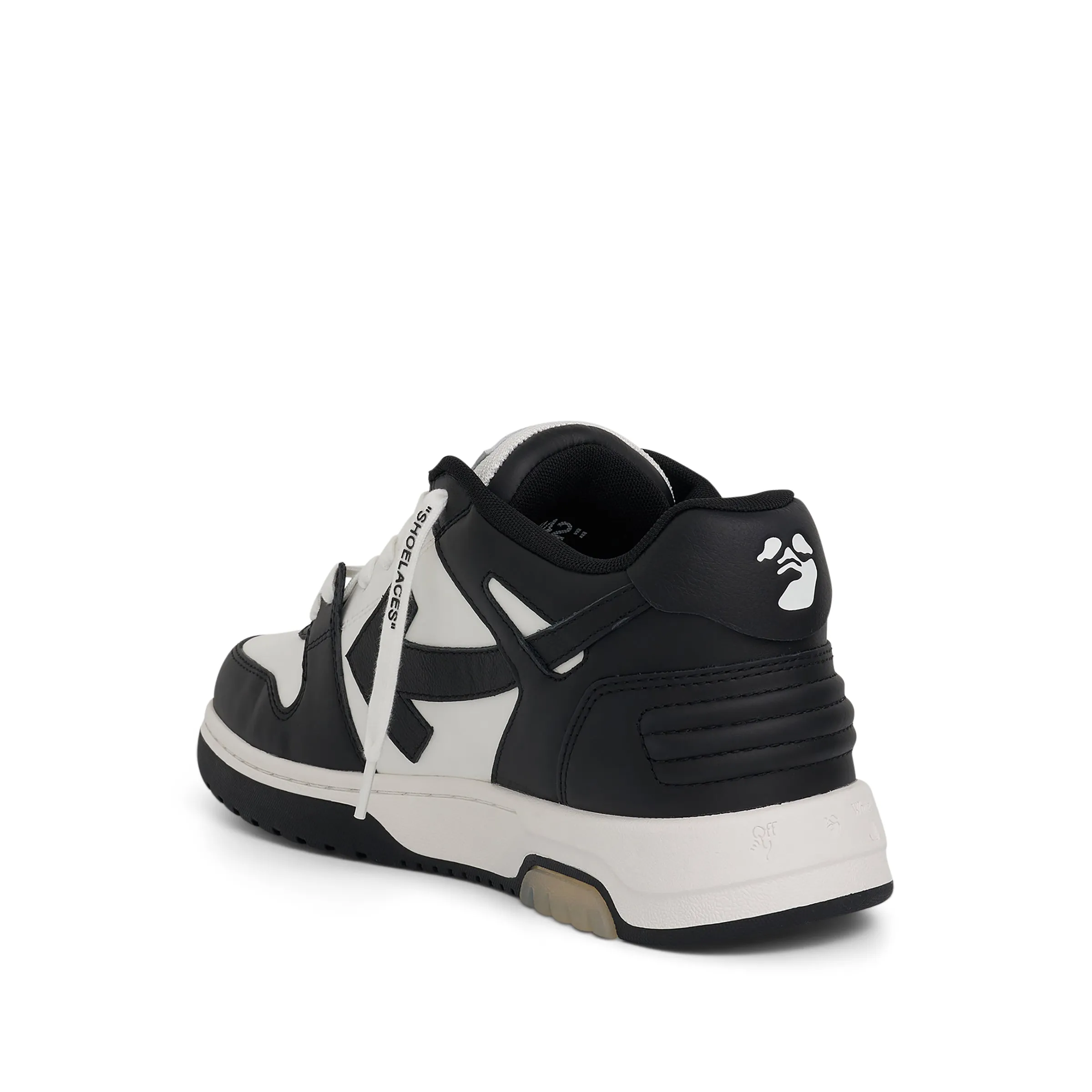 Out Of Office Calf Leather Sneaker in Black/White sold by MARAIS product image thumbnail 3