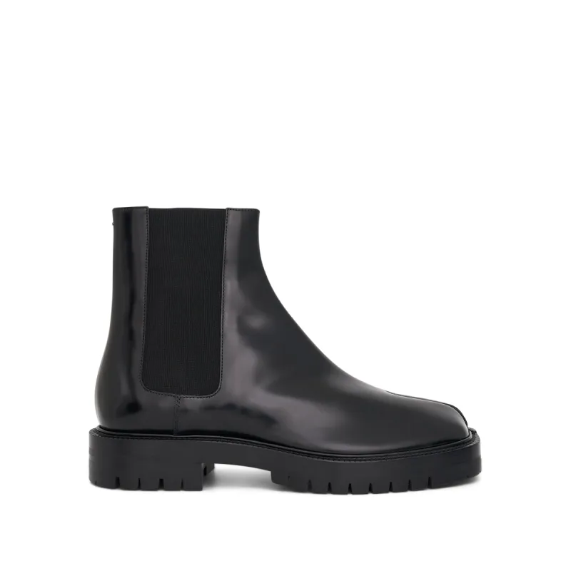 Tabi County Chelsea Boots in Black sold by MARAIS