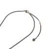 Pave Skull Necklace in Silver sold by MARAIS
