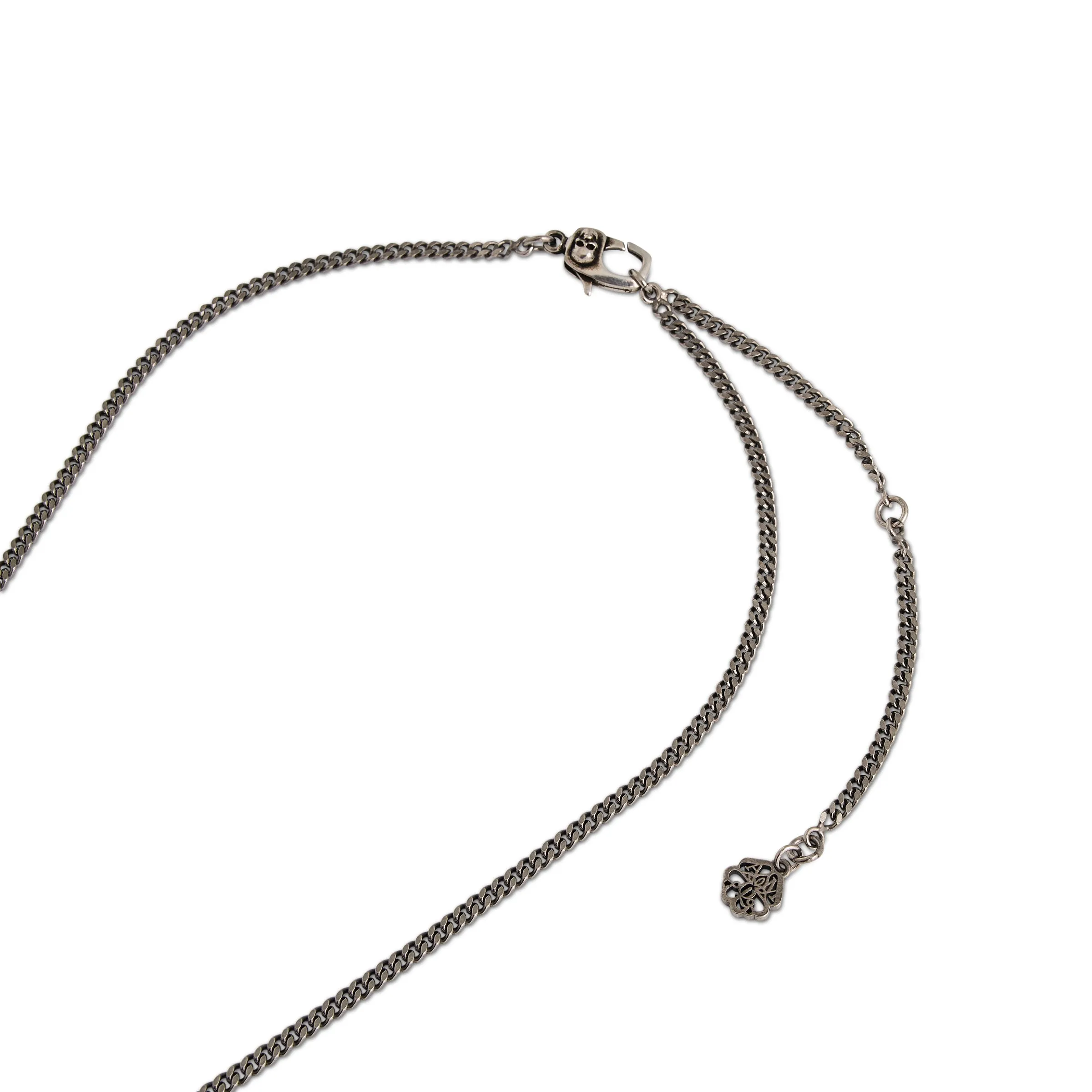 Pave Skull Necklace in Silver sold by MARAIS product image thumbnail 3