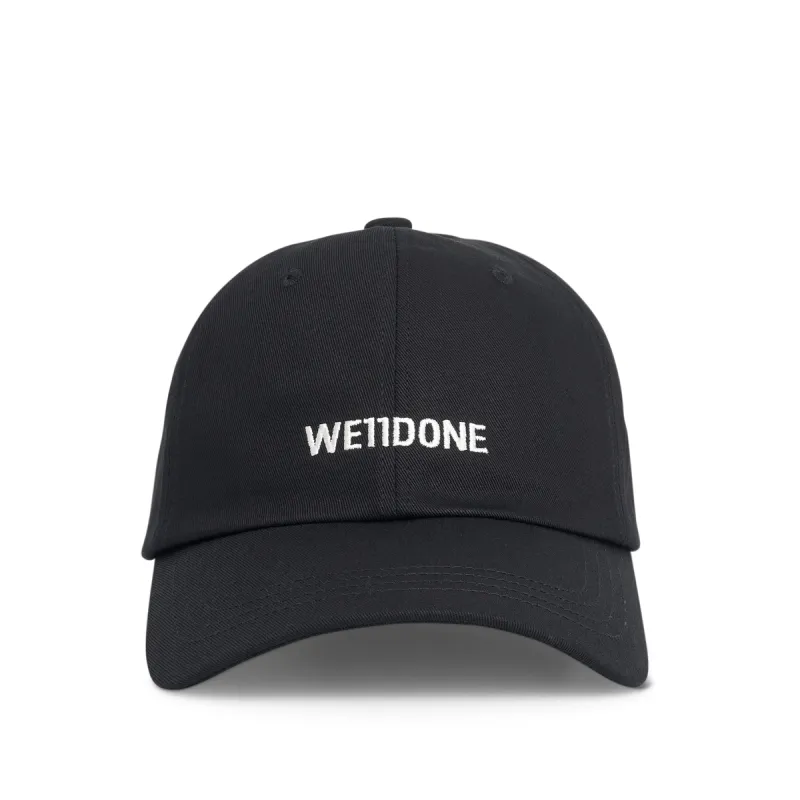Basic Small Logo Cap in Black sold by MARAIS