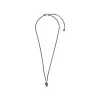 Pave Skull Necklace in Silver sold by MARAIS