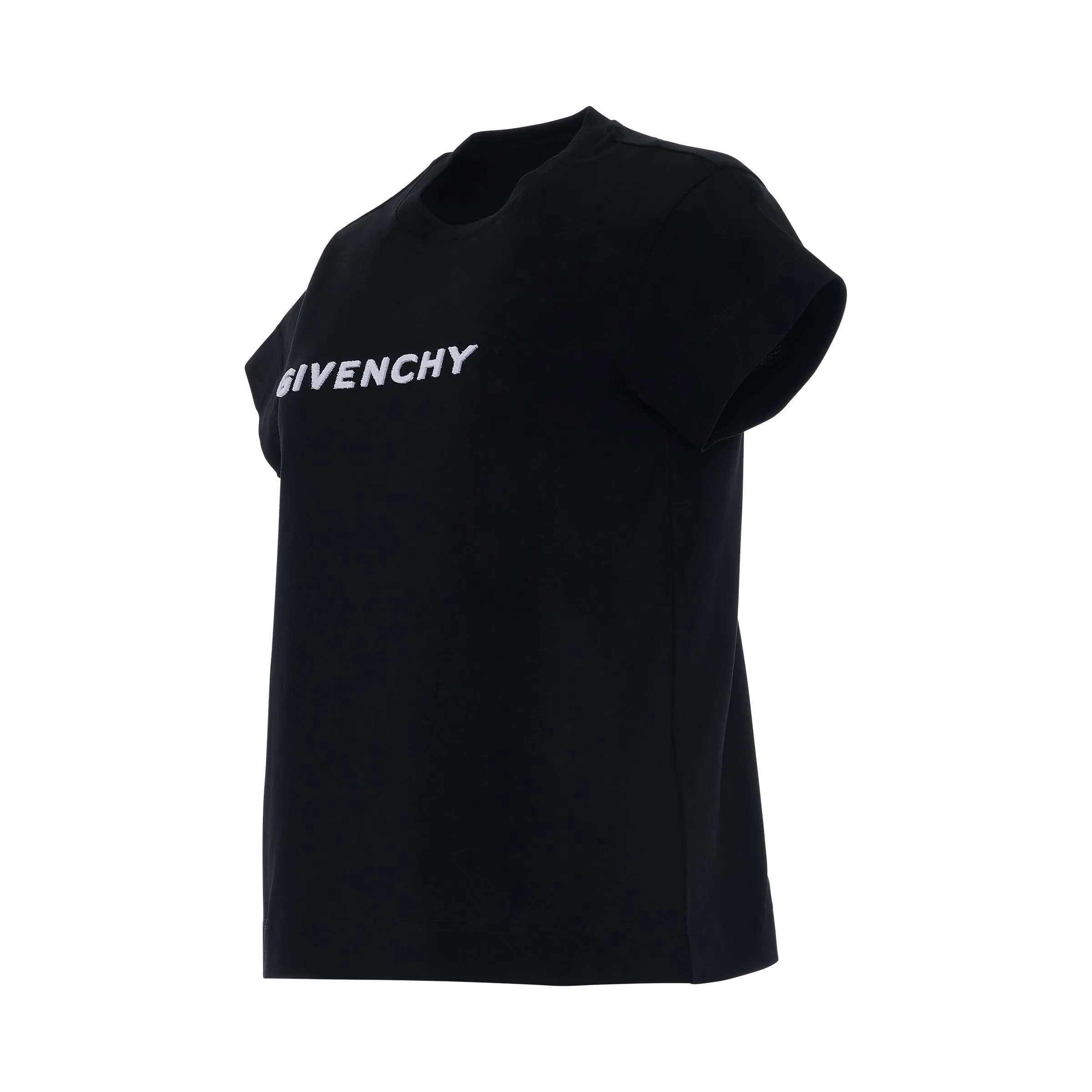 Logo and 4G Fit T-Shirt in Black sold by MARAIS product image thumbnail 2