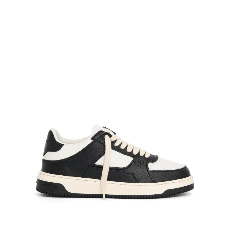 Apex Low Sneaker in Black/White sold by MARAIS