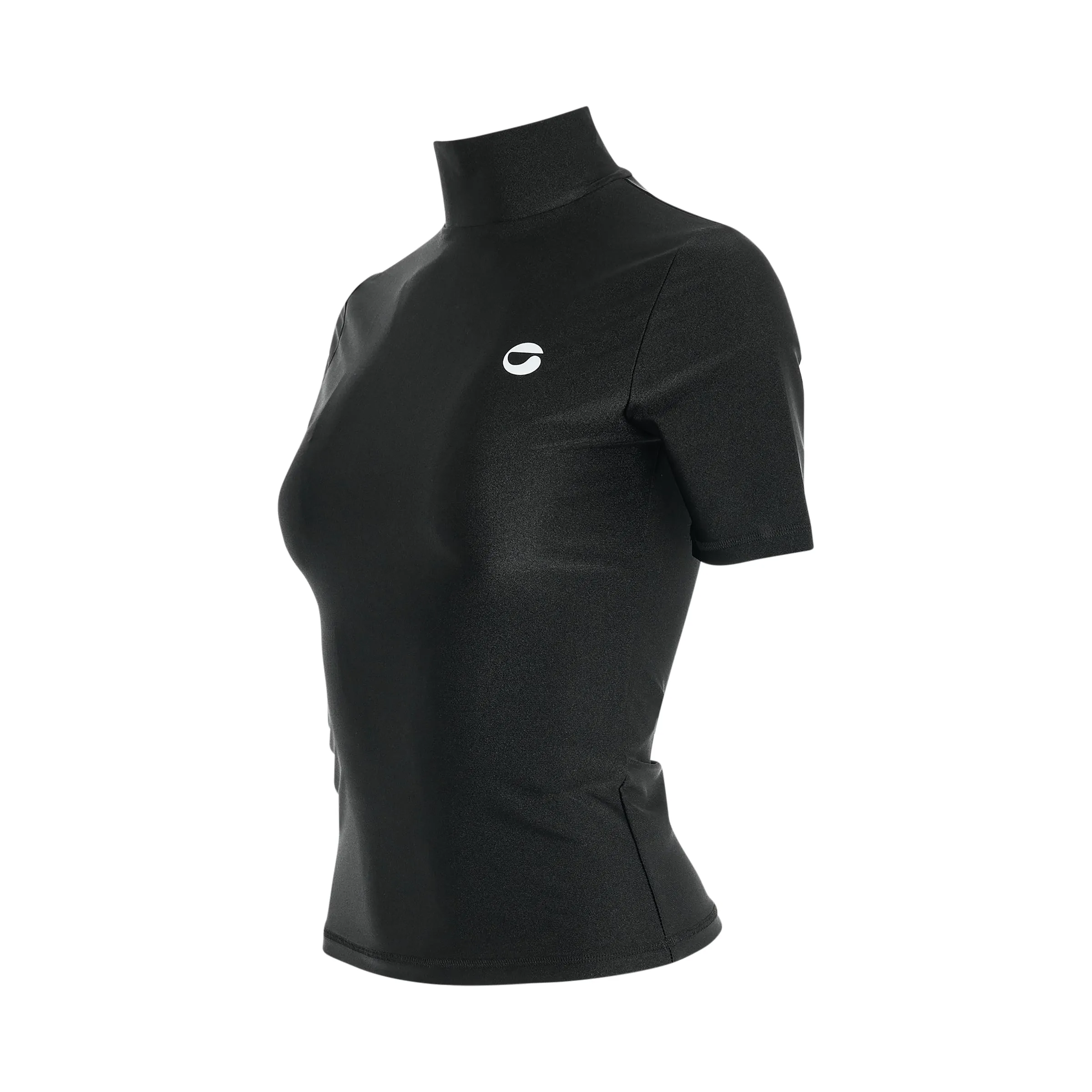 High Neck Fitted Top in Black sold by MARAIS product image thumbnail 2