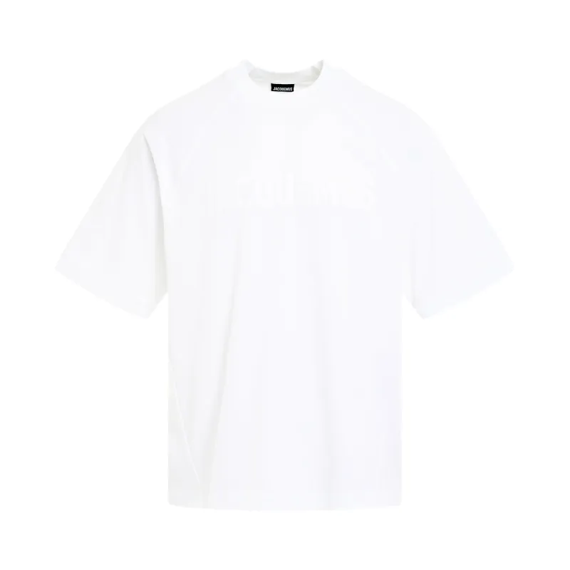 Typo Logo T-Shirt in White sold by MARAIS