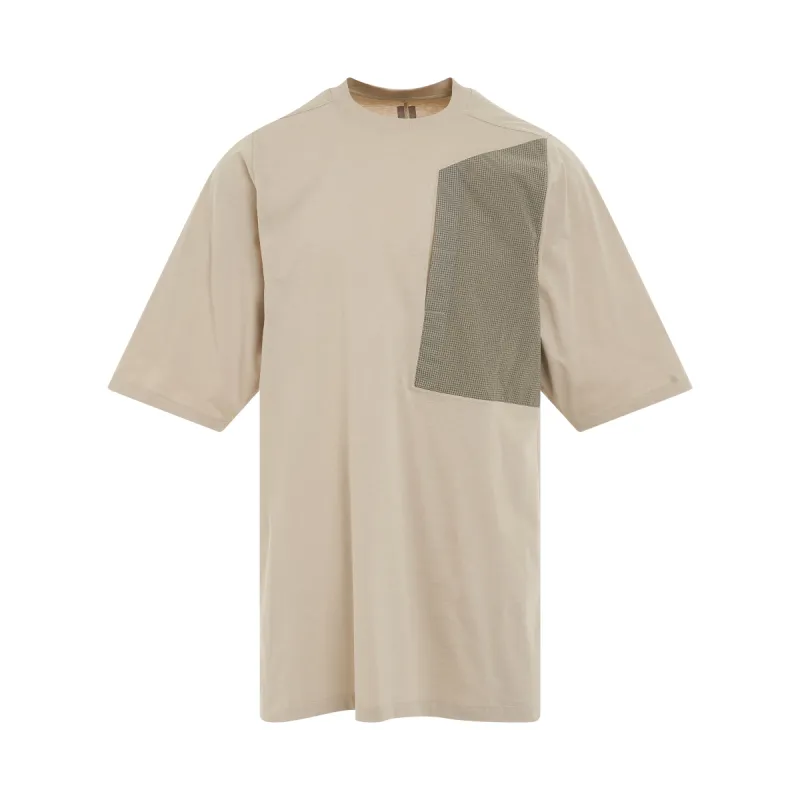 Crewneck Pocket Knit T-Shirt in Pearl sold by MARAIS