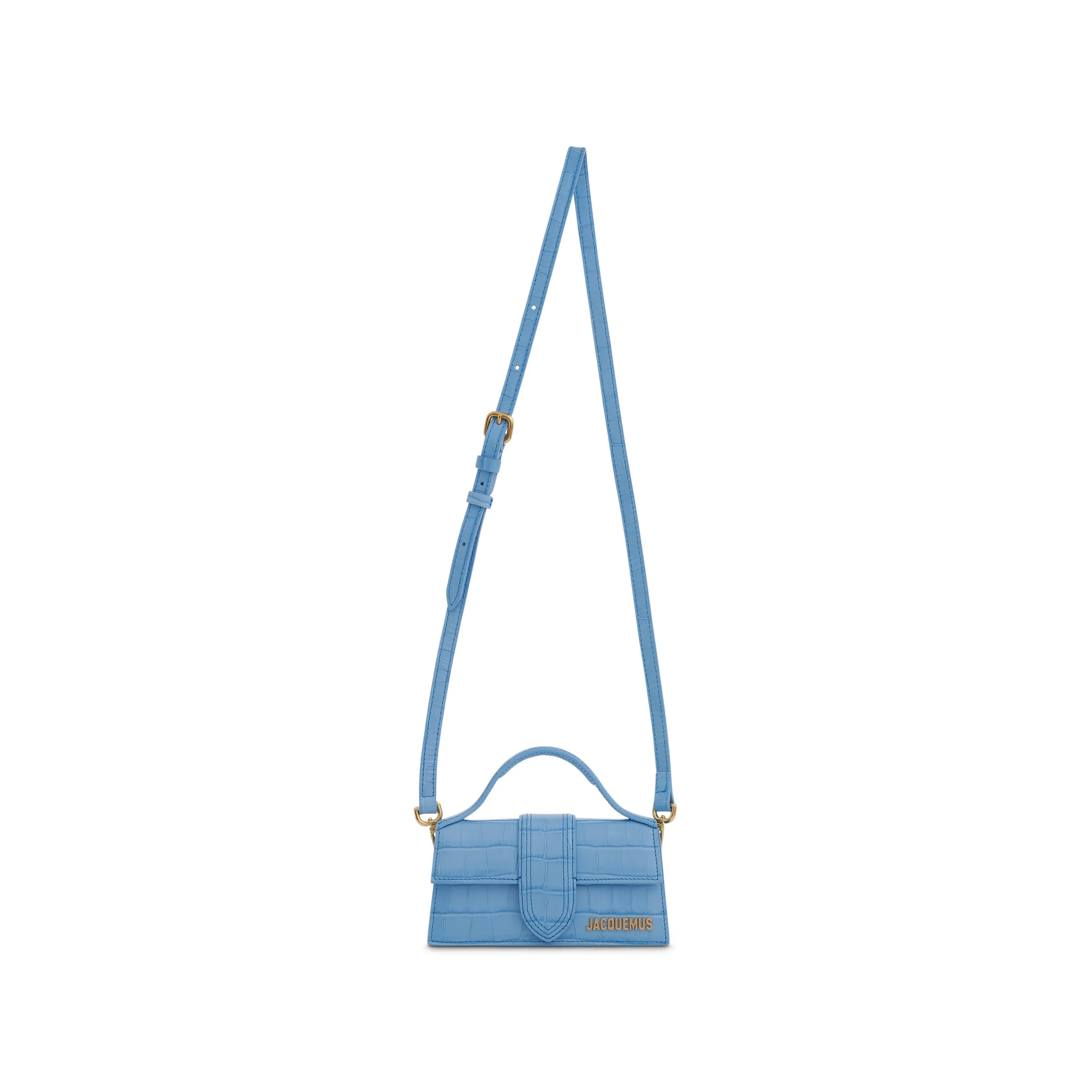 Le Bambino Mini Leather Bag in Blue sold by MARAIS product image thumbnail 5